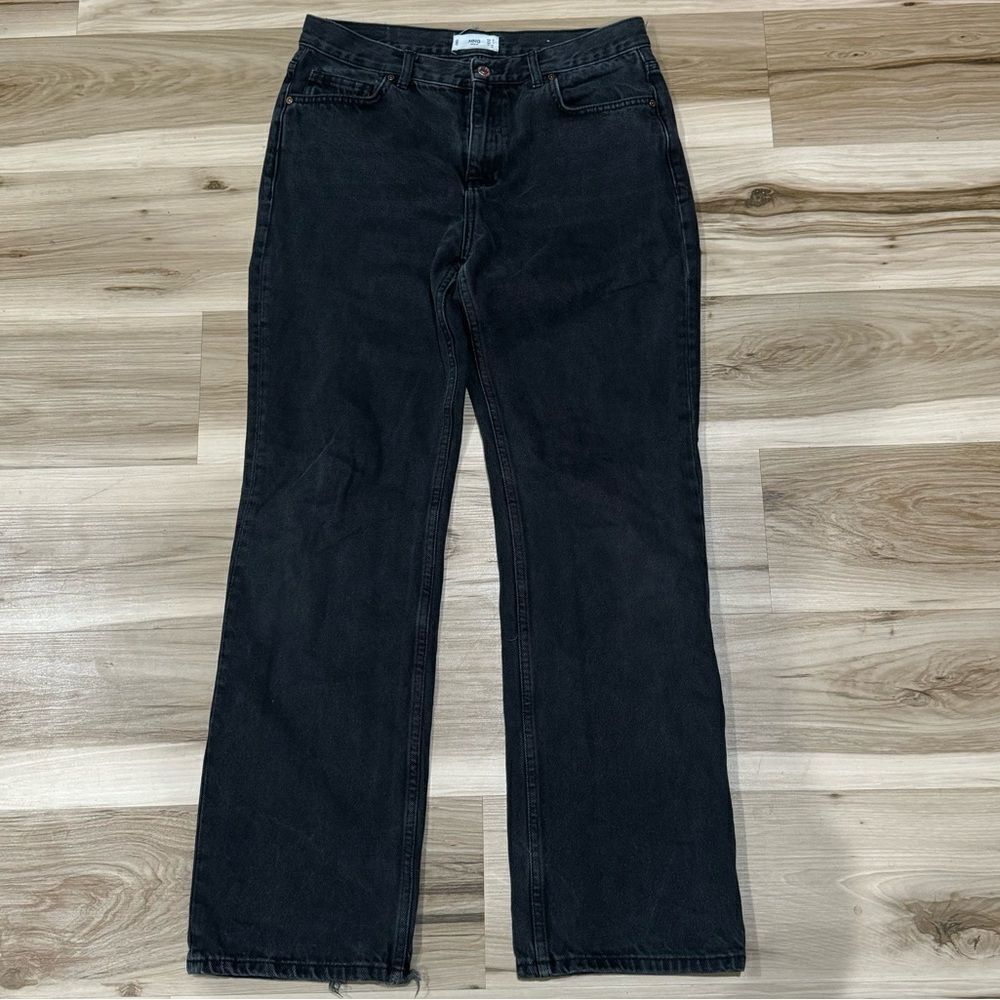 Mango MNG Black Straight Leg Jeans Women’s 10